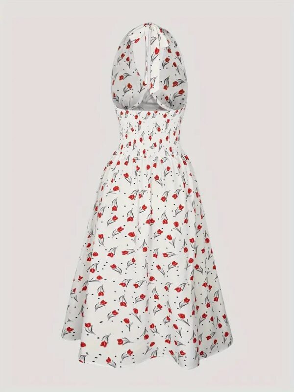 Floral Halter Dress - Image 2