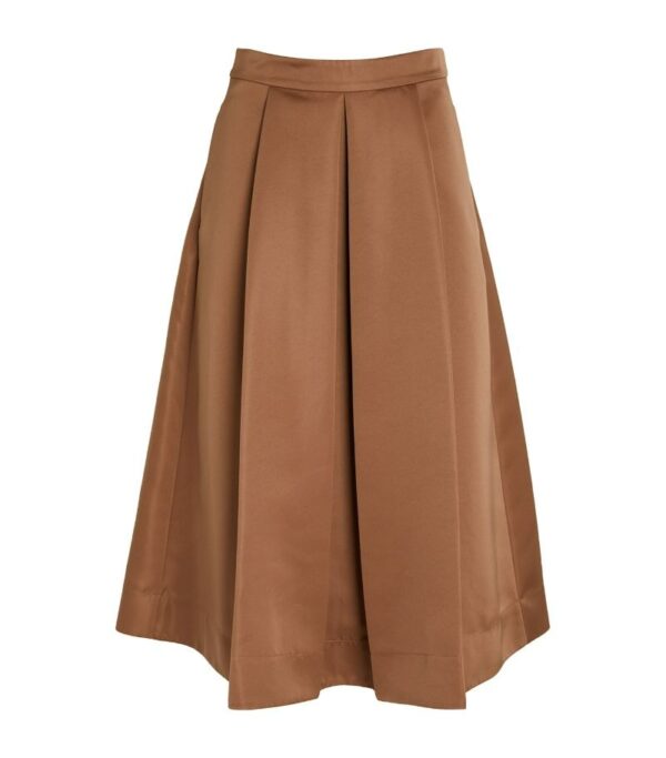 Pleated Midi Skirt