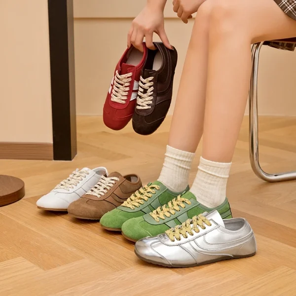 Women's German Leather Sneakers