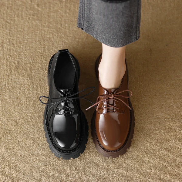Suede Oxford Loafers Women